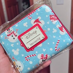 Disney Loungefly Blue and Red Key & Card Holder